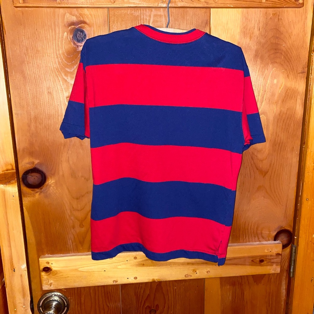 Blue/Red striped t-shirt